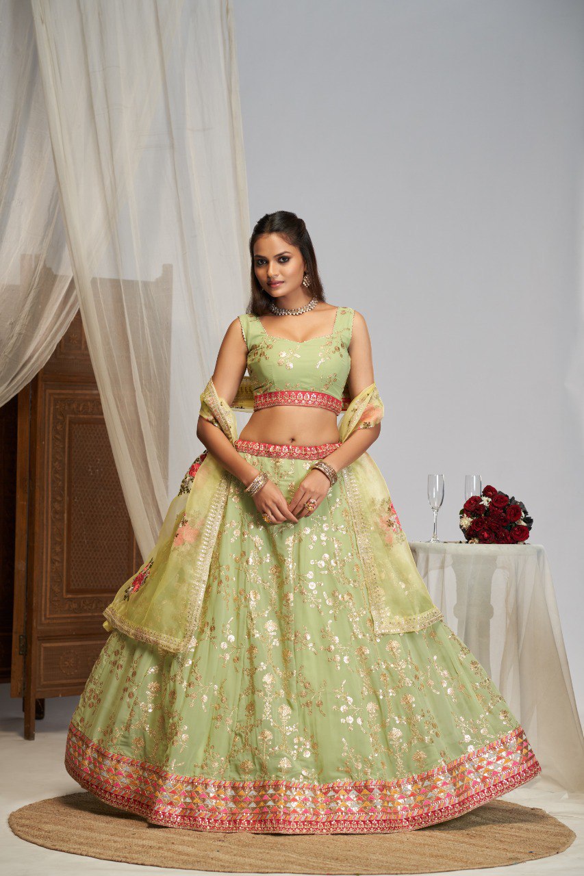 Present New Trending Lehenga Choli By Vastra wear