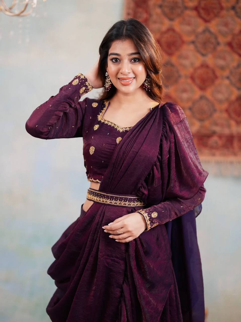 Vastrawear Launching  Designer Party Wear Lahenga Saree Collection