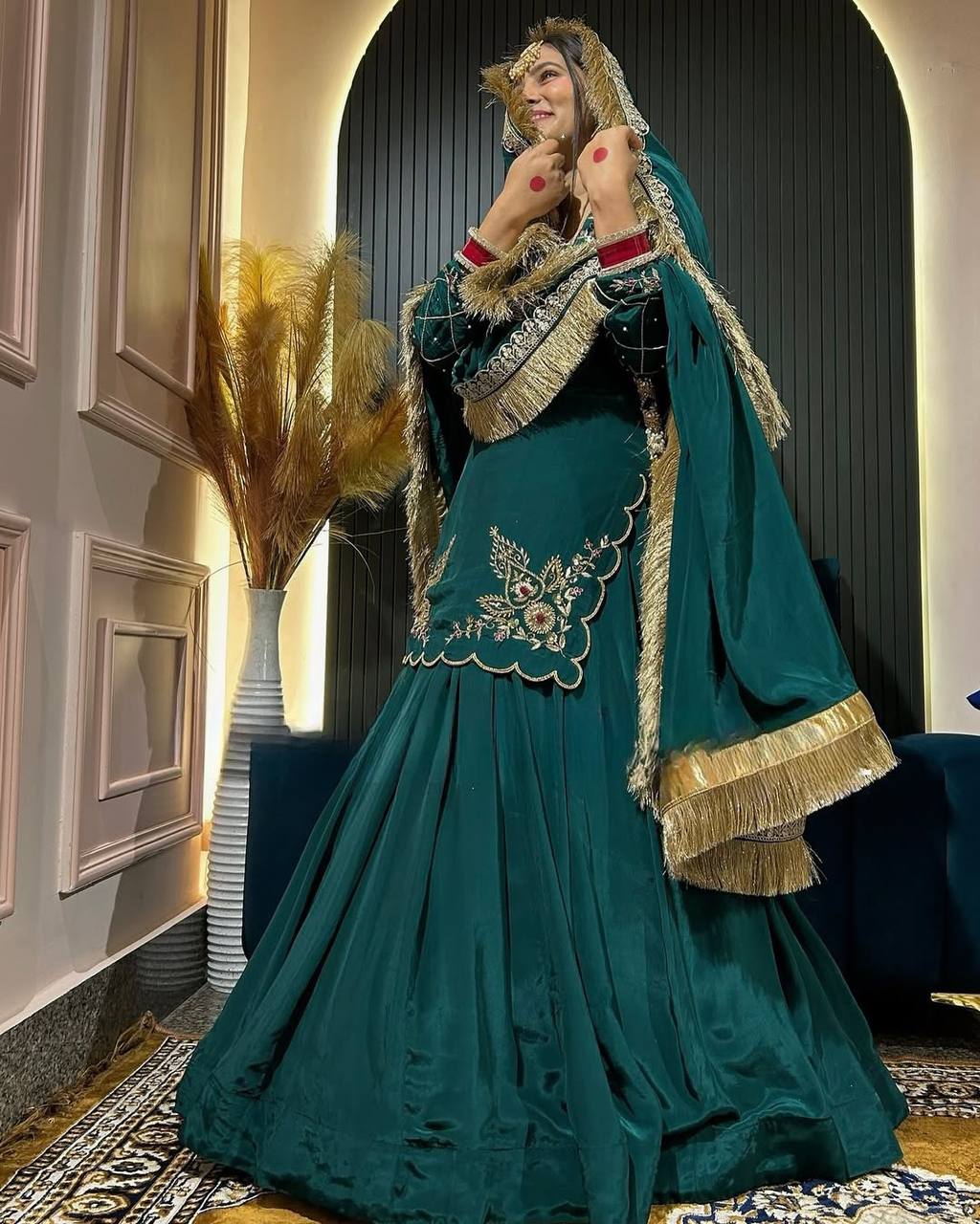 Women's Stylish Drishyaa Lehenga Choli and Dupatta Set