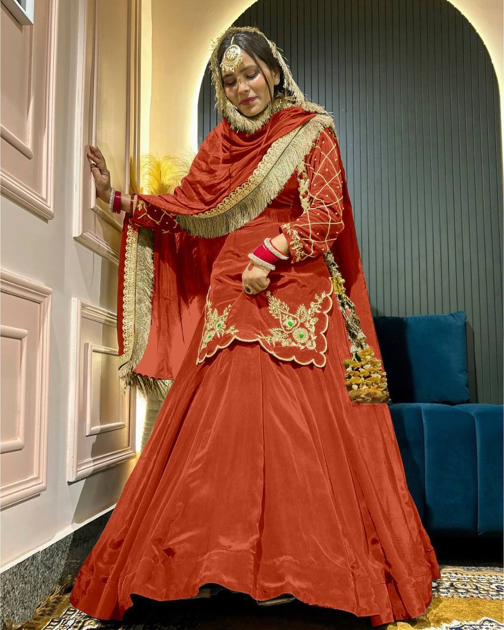 Women's Stylish Drishyaa Lehenga Choli and Dupatta Set