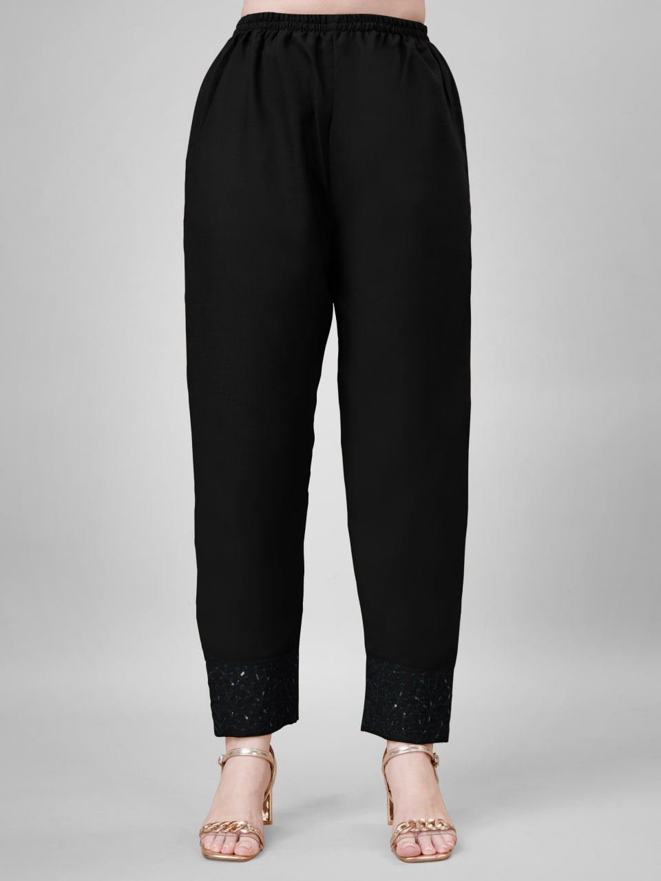 Elegant  Cotton Kurta Set with Embroidered Neckline and Printed Dupatta – Daily & Office Wear