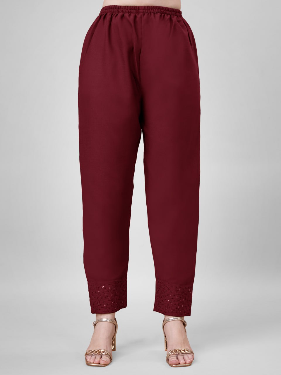 Elegant  Cotton Kurta Set with Embroidered Neckline and Printed Dupatta – Daily & Office Wear