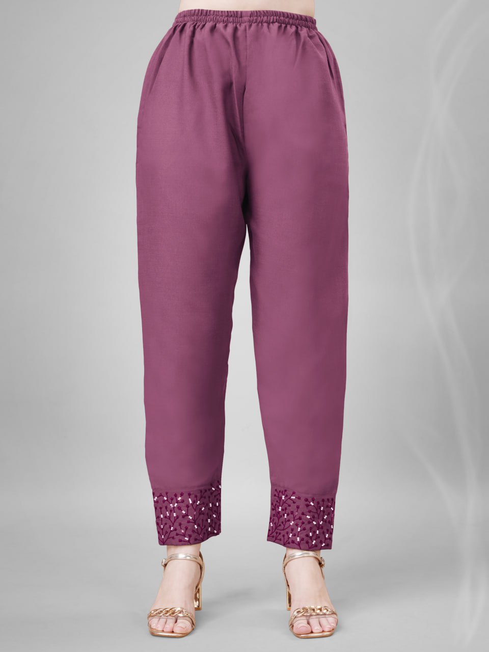 Elegant  Cotton Kurta Set with Embroidered Neckline and Printed Dupatta – Daily & Office Wear