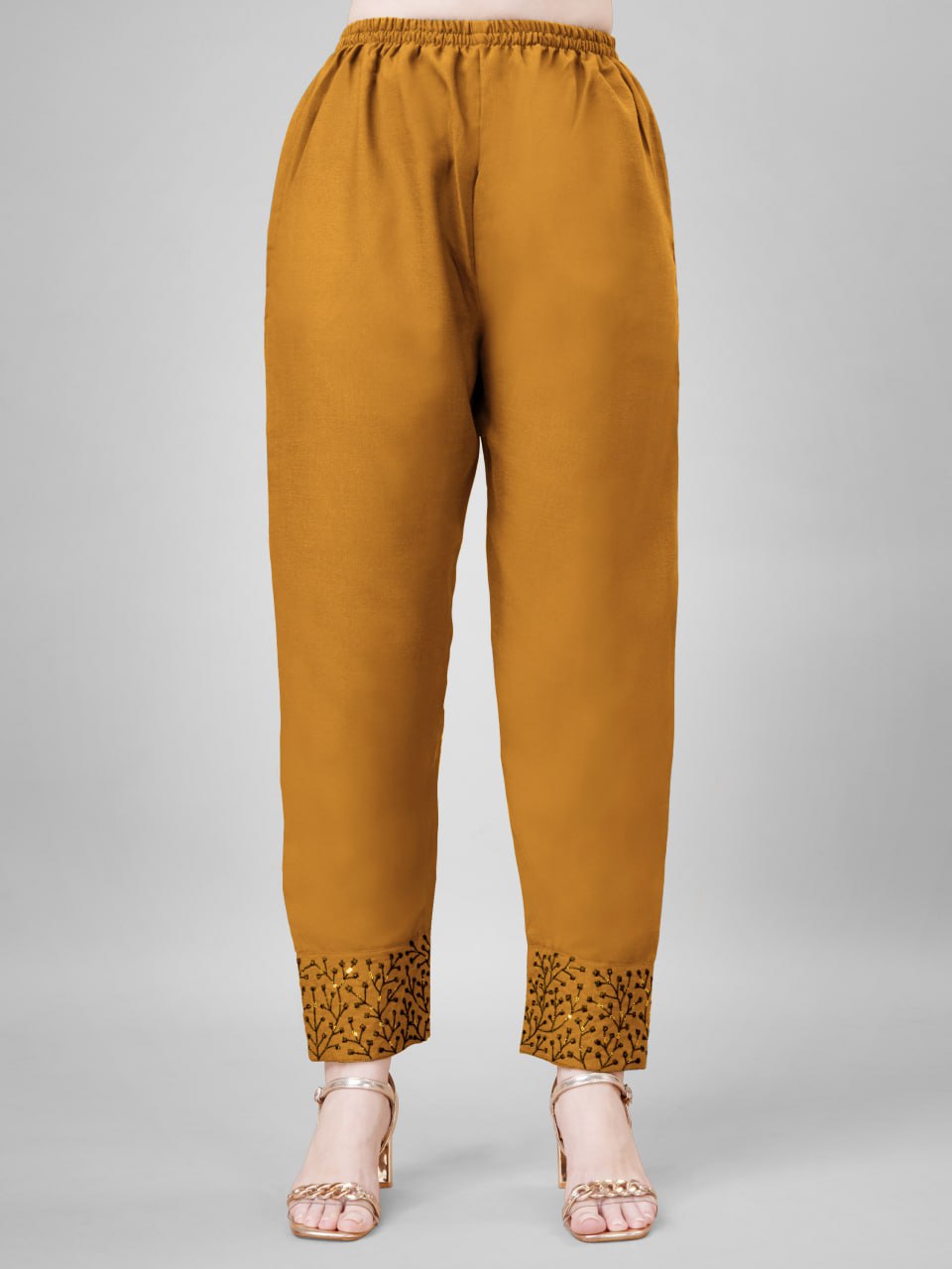 Elegant  Cotton Kurta Set with Embroidered Neckline and Printed Dupatta – Daily & Office Wear