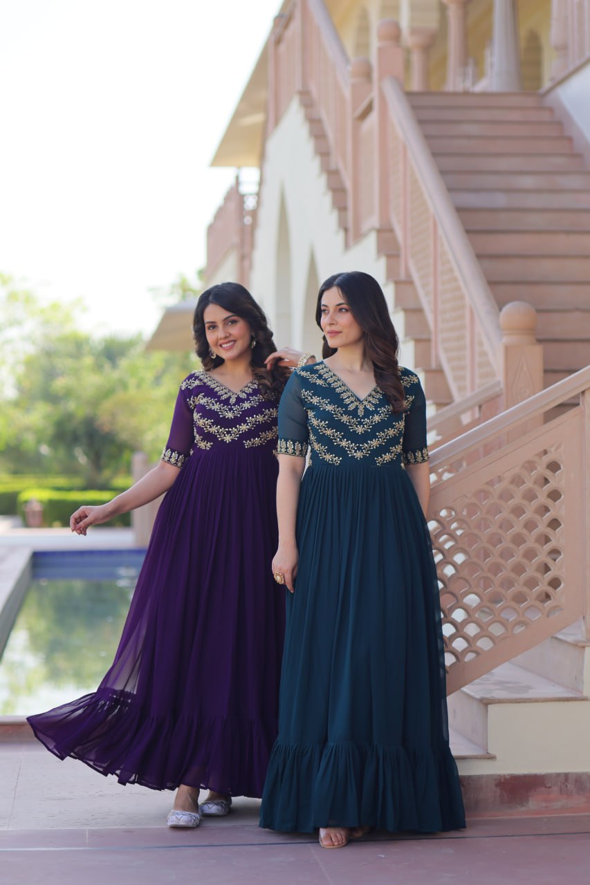 🛍 Premium Readymade Designer Gown Collection By Vastra Wear. 💃🏻
