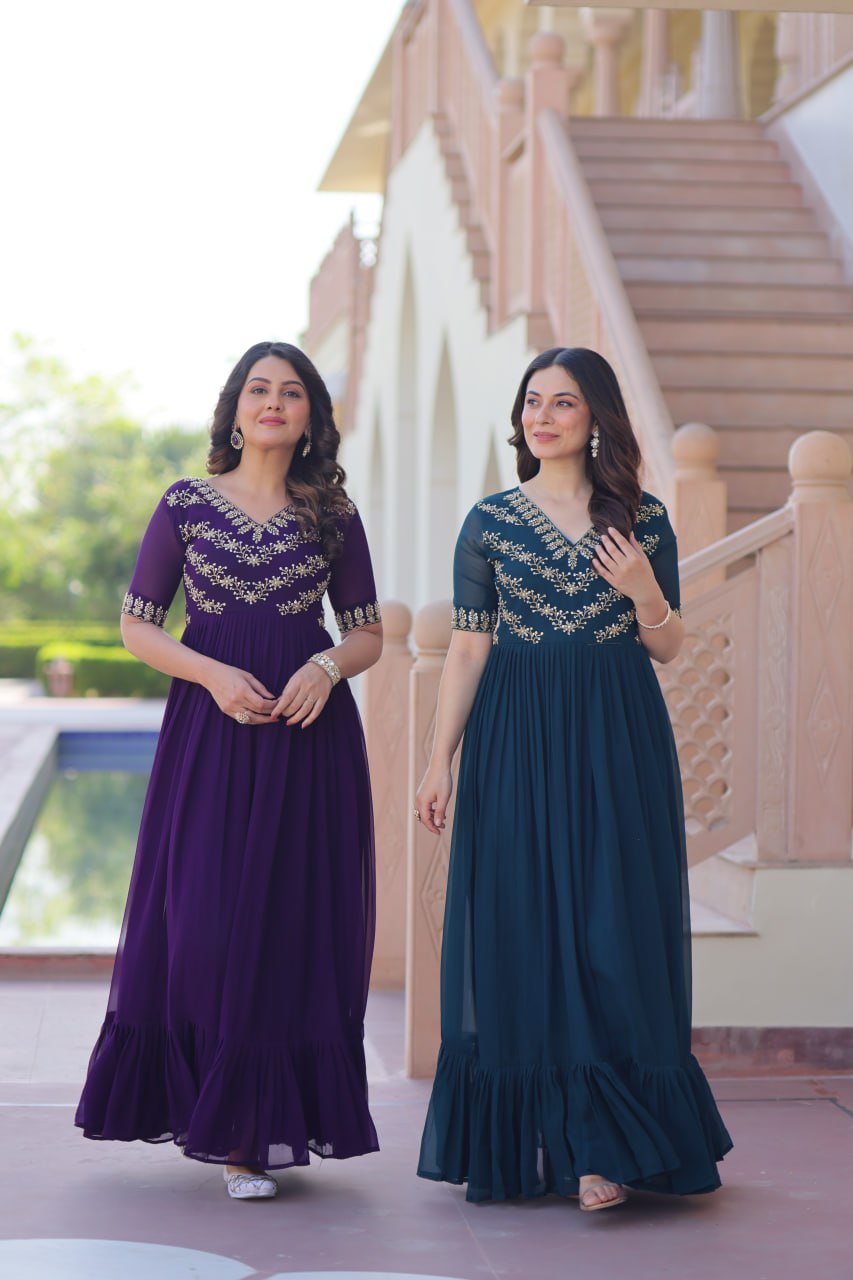 🛍 Premium Readymade Designer Gown Collection By Vastra Wear. 💃🏻