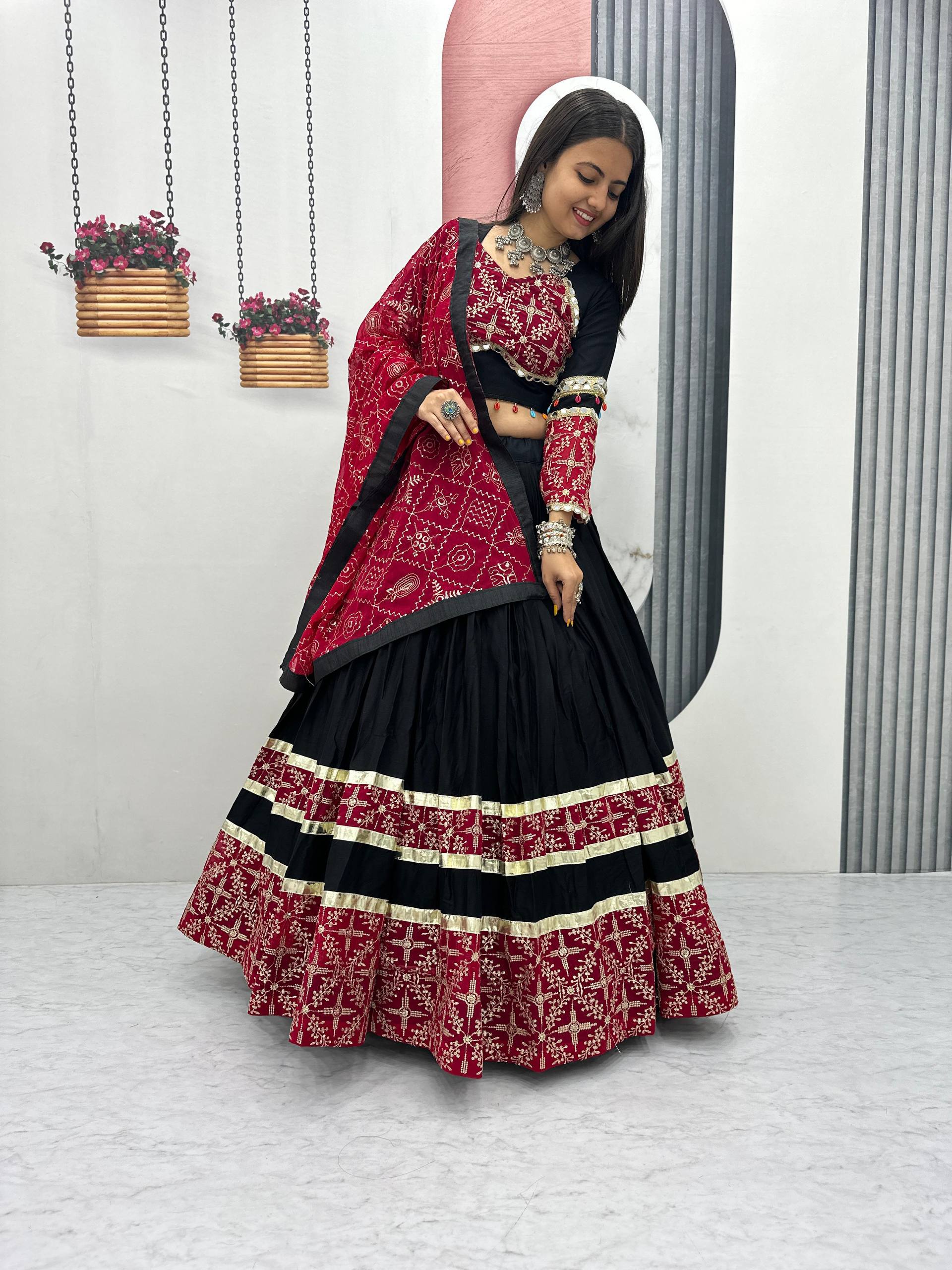 *🥢💃🏿👗💌Vastra Wear Creation is Launching Navratri Special Pure Cotton Lehenga Choli 👗💌🥢💃🏿*