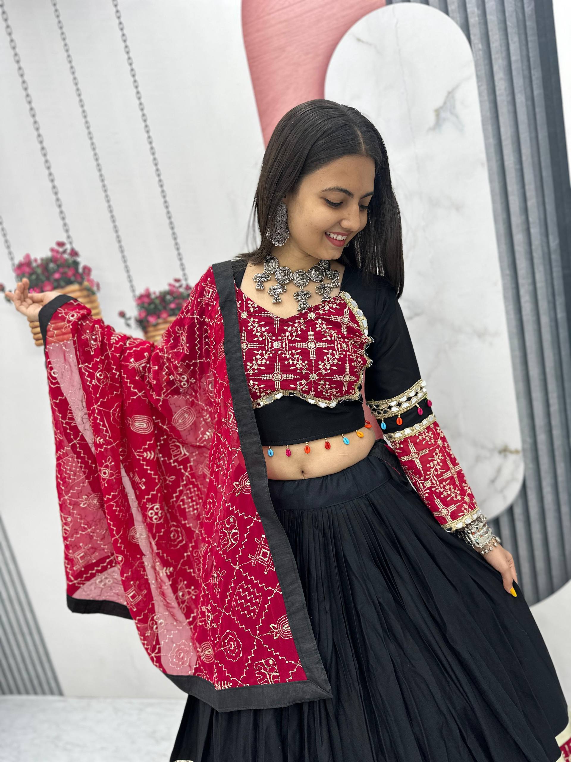 *🥢💃🏿👗💌Vastra Wear Creation is Launching Navratri Special Pure Cotton Lehenga Choli 👗💌🥢💃🏿*