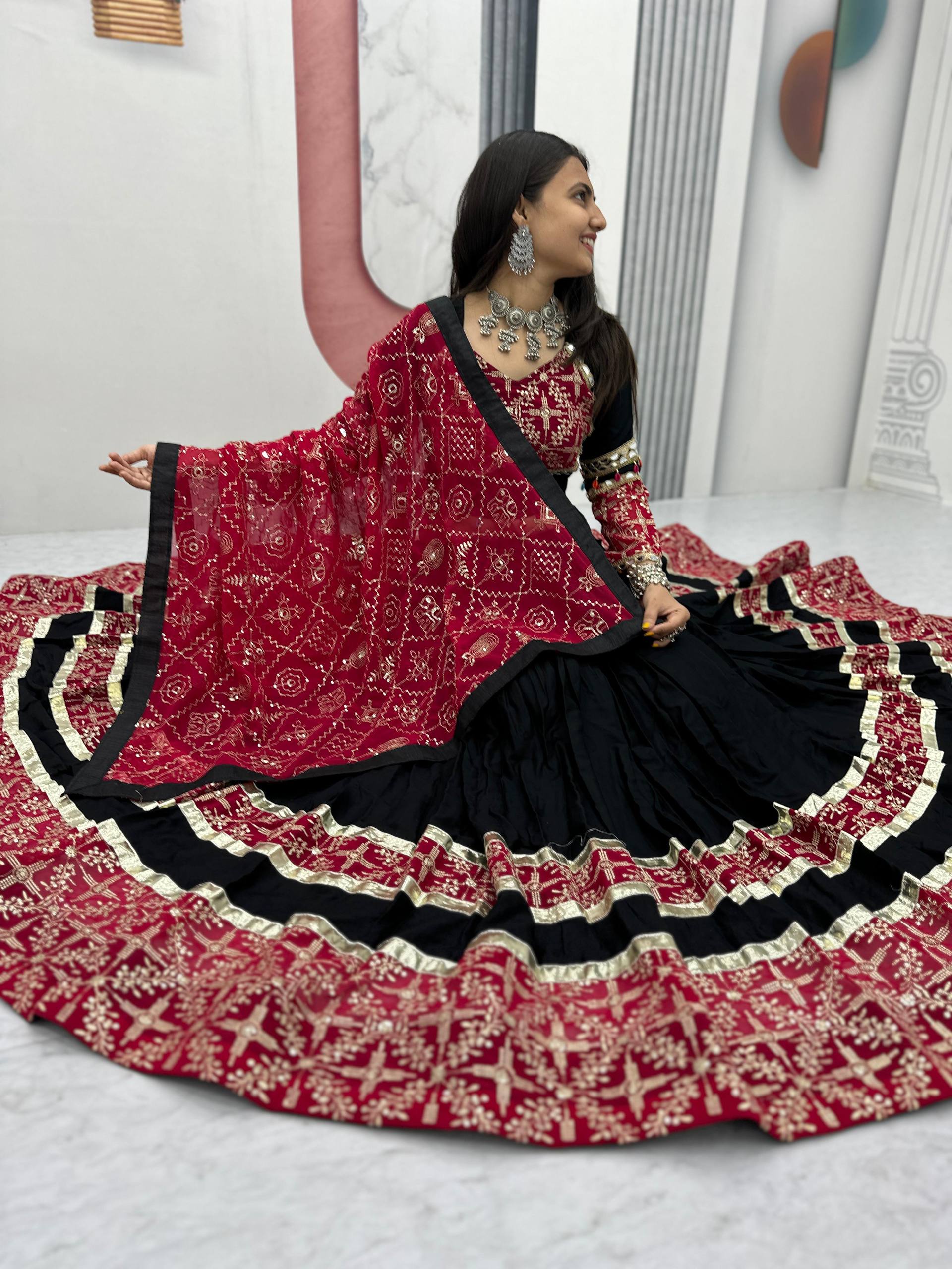 *🥢💃🏿👗💌Vastra Wear Creation is Launching Navratri Special Pure Cotton Lehenga Choli 👗💌🥢💃🏿*