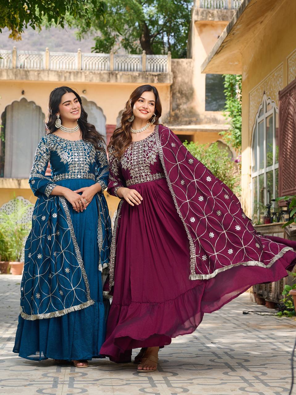 Vastrawear is Launching New Festival Long Gown & Hevy Duptta