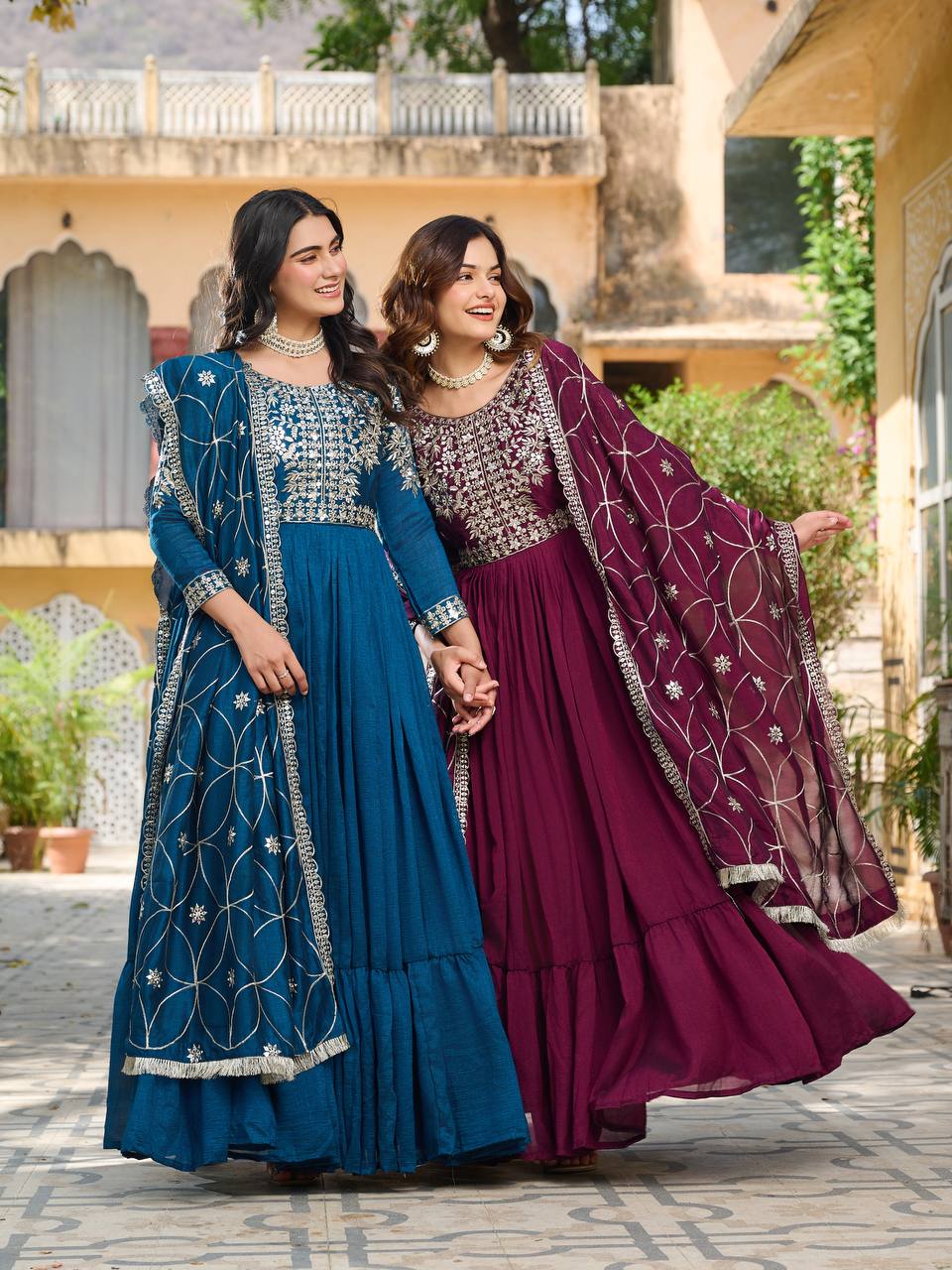 Vastrawear is Launching New Festival Long Gown & Hevy Duptta