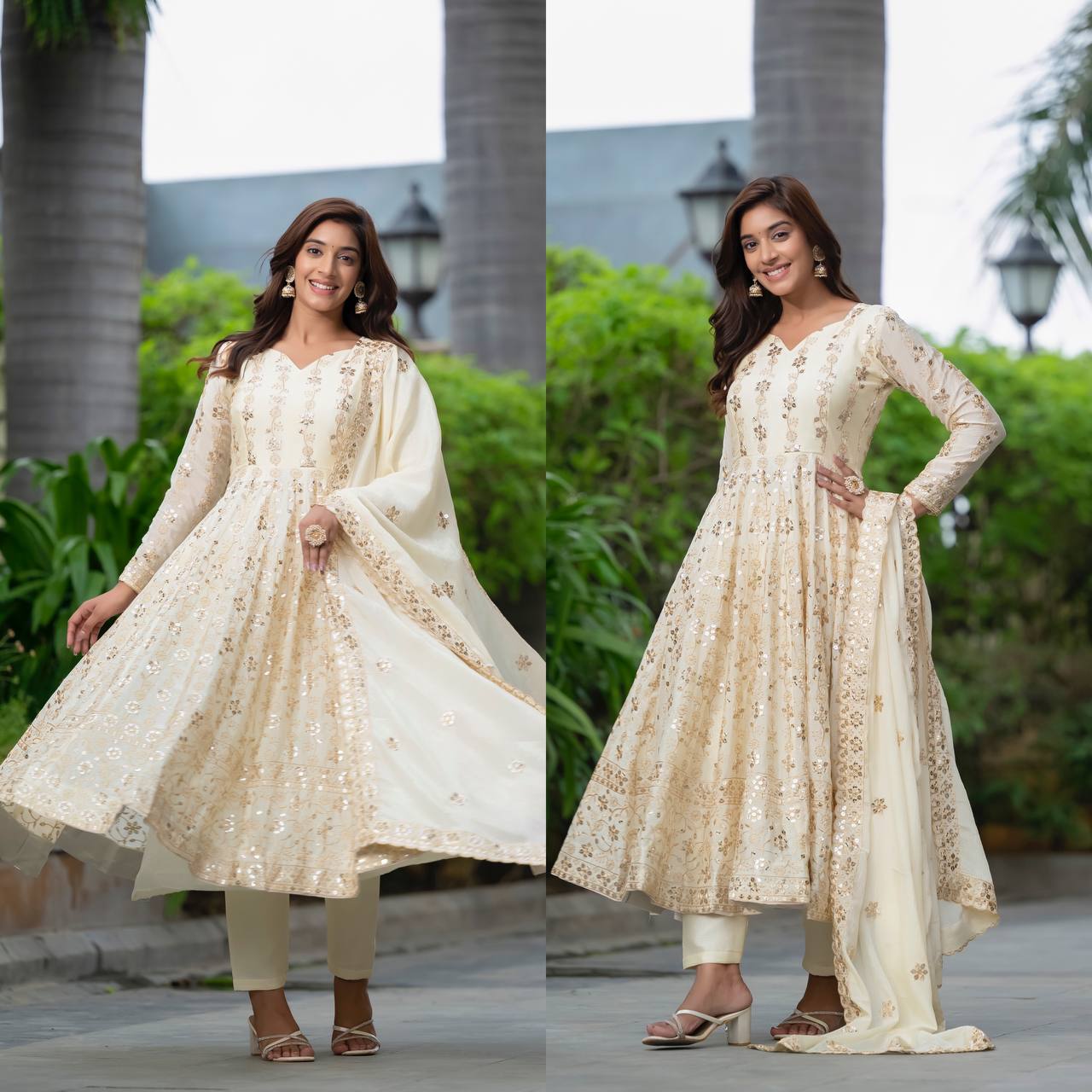 💃 *PREMIUM & LUXURIOUS DESIGNER READYMADE ALIA CUT  ANARKALI SUIT COLLECTIONS*👜