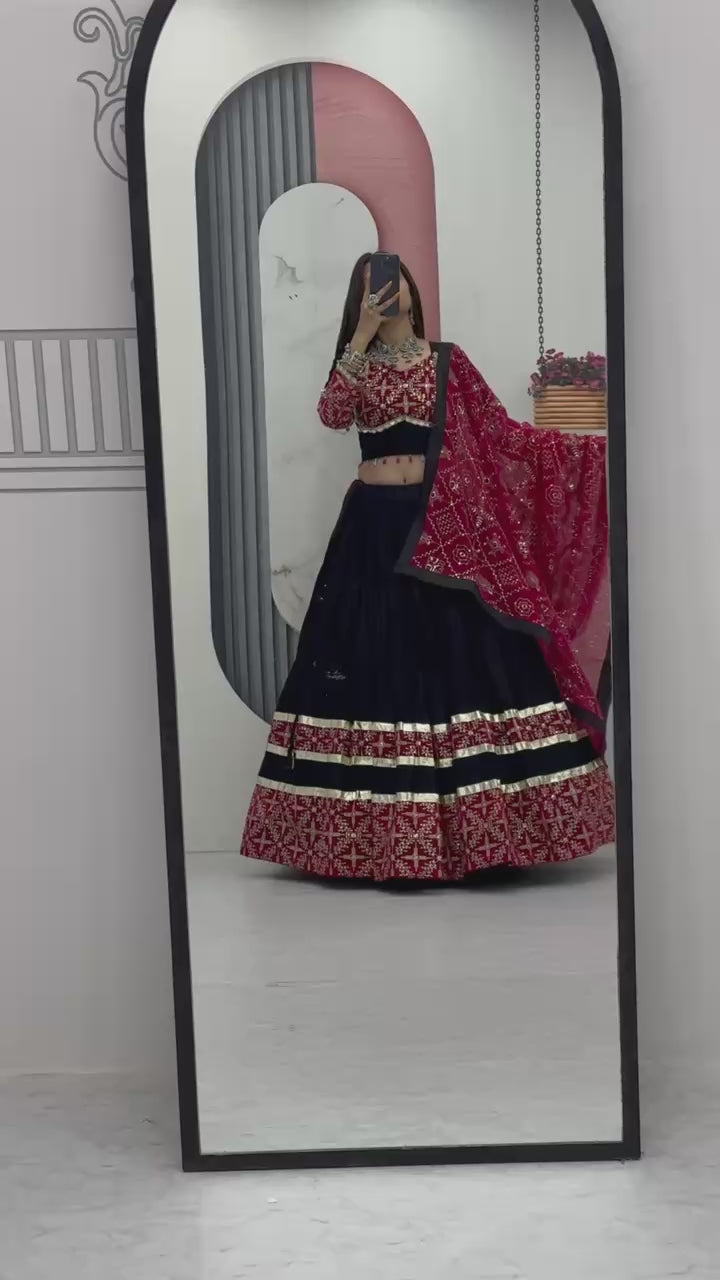 *🥢💃🏿👗💌Vastra Wear Creation is Launching Navratri Special Pure Cotton Lehenga Choli 👗💌🥢💃🏿*